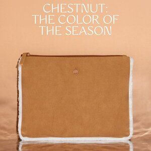 Touchland Vegan Shearling Travel Pouch